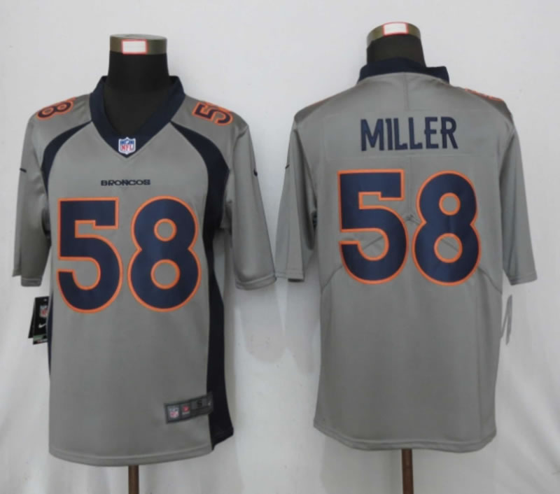 Nike Denver Broncos 58 Miller Vapor Untouchable Nike Gray Inverted Legend Jersey,We sell and wholesale Nike Denver Broncos 58 Miller Vapor Untouchable Nike Gray Inverted Legend Jersey on line form chian!